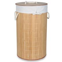Zeller Present Rund Tvttkorg i Bambu - 70 L