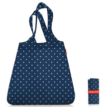 Reisenthel Mixed Dots Blue Mini Maxi Shopper / Shoppingpse 15 L - RECYCLED