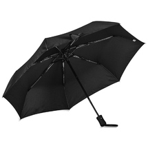Smati Svart Vindskert Paraply - B: 90 cm