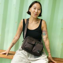 Kintobe Miles Downtown Mocha Crossbody / Axelvska 4,4L - RECYCL