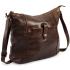 Pia Ries Brun Crossbody / Axelvska i Kalvskinn - 8 L