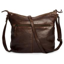 Pia Ries Brun Crossbody / Axelvska i Kalvskinn - 8 L