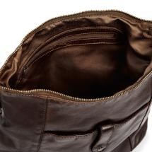 Pia Ries Brun Crossbody / Axelvska i Kalvskinn - 8 L