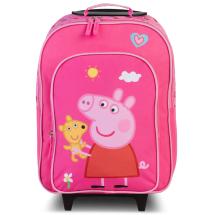 Fabrizio Pink Barn Resvska med Liten Gris - 0,85 kg - 32 X 42 X 16/21 - 17 L