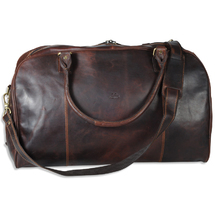The Monte Vintage Weekendbag i Brun Kalvskinn - 33 L