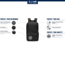 Pacsafe Svart X Sker Ryggsck  RFID-sker  20 L