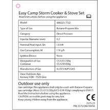 Easy Camp Set med Storm Kök och Brännare