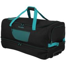 Travelite Basics Svart / Petrol Weekendbag 2,8 kg - 70X37X38/46 - 98/119 L - Expansion