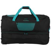 Travelite Basics Svart / Petrol Weekendbag 2,8 kg - 70X37X38/46 - 98/119 L - Expansion