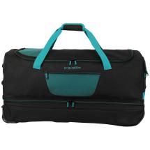 Travelite Basics Svart / Petrol Weekendbag 2,8 kg - 70X37X38/46 - 98/119 L - Expansion