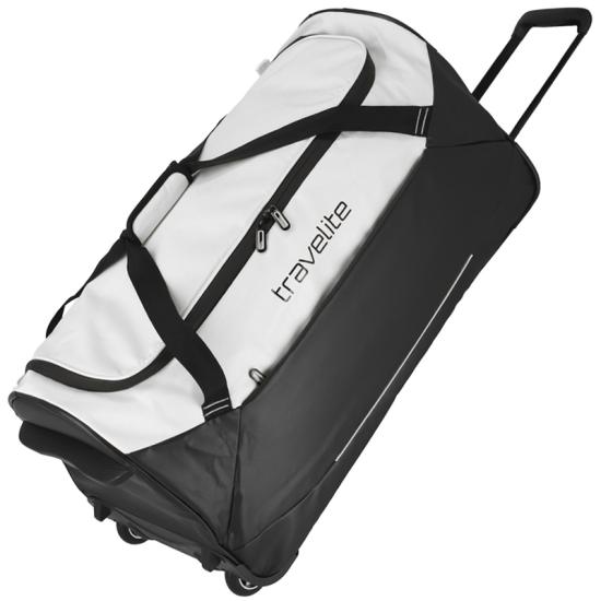 Travelite Basics Vit / Svart Vattentt Weekendbag Sport 3,1 kg - 71X37X37 - 97 L