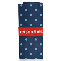 Reisenthel Mixed Dots Blue Mini Maxi Shopper / Shoppingpåse 15 L - RECYCLED