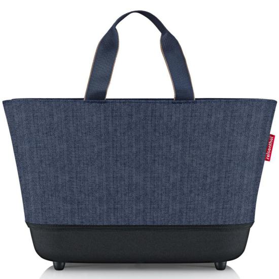 Reisenthel Herringbone Dark Blue Shoppingbasket - Varukorg 22 L - RECYCL