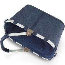 Reisenthel Herringbone Dark Blue Shoppingkorg Carrybag 22 L - RECYCL