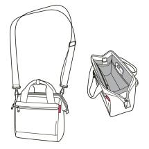 Reisenthel Twist Maroon Allrounder Cross Axelvska - 4 L - RECYCLED