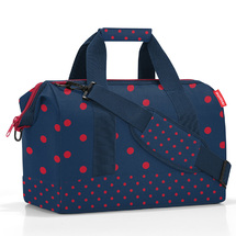 Reisenthel Mixed Dots Red Weekendbag Allrounder M 18 L - RECYCL