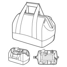 Reisenthel Twist Blush Weekendbag Allrounder M 18 L - RECYCL