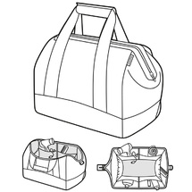 Reisenthel Op-Art Weekendbag Allrounder M 18 L - RECYCL