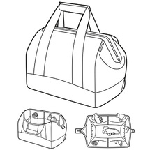 Reisenthel Op-Art Weekendbag Allrounder L -30 L - RECYCL