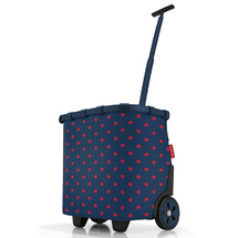 Reisenthel Mixed Dots Red Shoppingvagn Carrycruiser 40L - RECYCL
