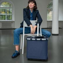 Reisenthel Herringbone Blue Shoppingvagn Carrycruiser 40L RECYCL