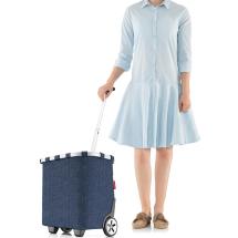 Reisenthel Herringbone Blue Shoppingvagn Carrycruiser 40L RECYCL