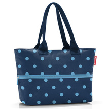 Reisenthel Mixed Dots Blue e1 Shoppingväska / Bag 12-18L - RECYCLED