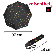 Reisenthel Multi Dots Duomatic Paraply Vindsäkert - B:97 cm - RECYCLED