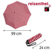 Reisenthel Signature Red Paraply Vindskert -W: 99 cm -RECYCL