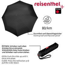 Reisenthel Hotprint Paraply Vindskert - W: 99 cm - RECYCLED