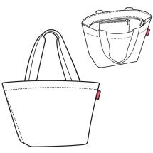 Reisenthel Twist Maroon Shopper / Shoppingpse M 15 L - RECYCL