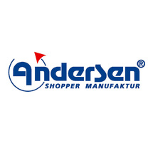 Andersen Svart Alu Star Hydro Shoppingvagn ISO 2-i-1 62 L