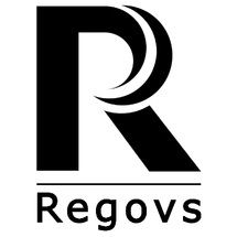 Regovs Svart Nyckelring med Logo i Läder - 20 cm