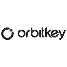 Orbitkey 2.0 Nyckelring i Läder - Navy / Tan