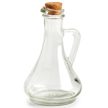 Zeller Present Olja / Vinäger Glas Karaff med Kork Lock - 270 ml